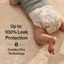 The Honest Company Clean Conscious Diapers®, Up to 100% Leak Protection, Designed to Protect Delicate Skin, Hypoallergenic + Fragrance-Free, UR Ribbiting + Waddle It Be, Club Box, Size 6, 40 Count