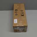 Phaosio Modern Sputnik Chandelier Ceiling Light Fixtures, 6Lights Mid Century Industrial Metal Semi Flush Mount Lamp for Bedroom Dining Room Living Room Kitchen Hallway OfficeBlack and Gold