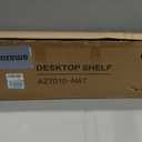 deli Desktop Shelf, Desk Hutch with 5 Shelves for Computer Desk, Natural