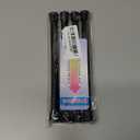 4 Pack Small Spring Tension Curtain Rod 8 to 12.5 Inch, Thin DIY Tension Rods No Drill for Slim Window Cupboard Closet Sidelights, Black