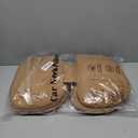 Car Headrest Pillow for Driving, Dual-Sided Leather Design Neck Pillow, Breathable Softness Neck Support, Universal Fit Head Rest Travel Pillow, Palomino Brown, 1 Pack