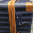 Cosbarn Luggage Sets 5 Piece with TSA Lock Spinner Wheels, Unisex Hard Case ABS Suitcase Set, Hardshell Lightweight Waterproof Travel Hardside Suitcases with Wheels for Women Men, DarkBlue, 5 Piece Sets (20/24/28/Db/Tb)