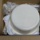 [Timer] Halloween Ghost Decorations Indoor - Lit Ghost Candy Bowl Decorations Trick or Treat Candy Holder, DIY Spooky Ghosts Crafts with LED Lights for Halloween Indoor Home Front Door Decor(1Pack)