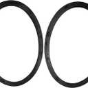 Osompar Headlight Trim Ring Headlamp Bezel Driver Passenger Side Compatible with 2014-2021 Mini Cooper F55 F56 F57 Replaces 51137449209 51137449210 Black Pair