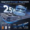 OWKEY for Motorola Razr Fold Case Compatible with MagSafe,[Hinge Protection] Magnetic Moto Razr Fold 2026 Case Shockproof Military Translucent Matte Bumper Cover Phone Case for Moto Razr Fold 5G, Blue