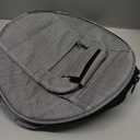 Round Insulated Casserole Carrier, Pie Carrier Bag, Portable Casserole Carrier for Hot or Cold Food Lunch Tote, Lunch Bag for Parties Picnic, Fits 12.5" Baking Dish, Grey (Single, Gray)