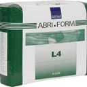 Abena Abri-Form Comfort Plastic-Backed Briefs, Level 4, (Medium To Large Sizes) Large, 36 Count