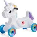 Step2 Unicorn Ride-On Car for Kids, Roller Coaster Compatible Toddler Ride-On Toy with Lights and Sounds