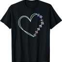 A Heart Made of Quilt Blocks Quilting T-Shirt, L