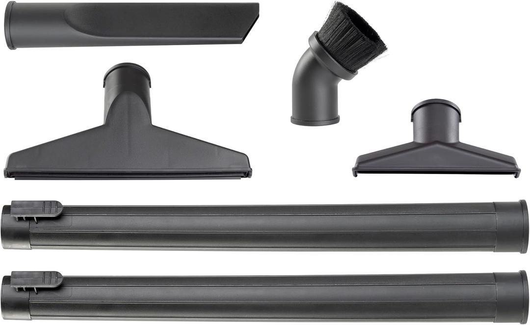 WORKSHOP Wet/Dry Vacs Shop Vacuum Accessories WS17856A Locking Attachment Kit (6-pieces) for Wet Dry Vacuum Cleaners, Fits Most 1-7/8-inch Extension Wands and Hoses