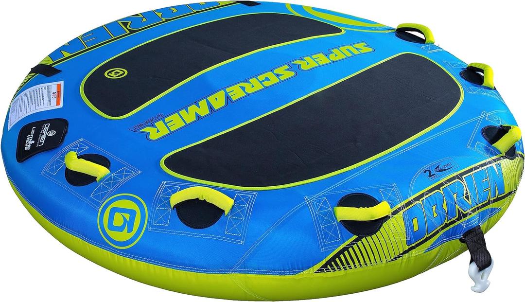 O'Brien Super Screamer 2 Person Towable Boating Tube (Blue)