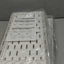 VERIFOST 2 Pack Under Sink Organizers and Storage, Double Sliding Kitchen Cabinet Organizer, 2 Tier Height Adjustable Countertop Organizer for Kitchen Bathroom Laundry, White