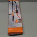 Kiweoci Electric Fuel Transfer Pump, 3GPM Portable Fluid Transfer Siphon Pump with Oil Pipeline, Battery Gas Pumps with Adjustable Flow Control Nozzle for Car/RV(Pink)