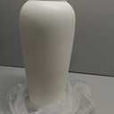Ceramic Vase Home Decor, Vintage Vase, Wide Mouth Farmhouse vase (19”h-Vintage White)