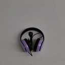 LORELEI X6 Over-Ear Headphones with Microphone, Lightweight Foldable & Portable Stereo Bass Headphones with 1.45M No-Tangle,Wired Headphones for Smartphone Tablet MP3 / 4 (Purple-Black)