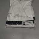 Saodimallsu Womens Striped Sweater Dress V Neck Collared Long Sleeve Slim Fit Ribbed Knit Trendy Mini Dresses (Medium, White)