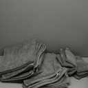 LANE LINEN 100% Cotton Towel Set for Bathroom - 24 Pcs, Ring Spun - Plush, Soft & Absorbent - 2 Bath Sheets, 4 Fingertip, 4 Bath, 6 Hand Towels, 8 Washcloths - Suitable for All Skin Types - Cool Grey