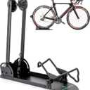 Indoor Bike Floor Stand - Bike Stand Rack for Garage/Home - Bike Storage Bicycle Parking Rack fit 26-29 Mountain Road Bikes
