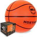 Upgraded Weighted Silent Basketball, High-Density Quiet Indoor Training Ball with Gift Box, Real Bounce Soft Material, Ideal for Home & Apartment Dribbling Practice, Orange Size 6