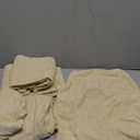 Bar Stool Cover with Back Waterproof Counter Height Bar Stool Slipcovers Stretch Swivel Barstools Slipcovers Pub Counter Chairs Covers for Kitchen Island Home Bar 4 Pack Beige-Yellow