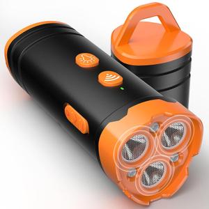 New Dog Bark Deterrent Devices, Professional Dog Training Tool, Anti Bark Device for Dogs, w/ 3X Sonic emitters 50ft Range for Dog Training, Alternative to bark Collar,Orange New Dog Bark Deterrent Devices, Professional Dog Training Tool, Anti Bark Device for Dogs, w/ 3X Sonic emitters 50ft Range for Dog Training, Alternative to bark Collar,Orange