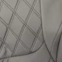 NS YOLO Full Coverage Leather Car Seat Covers Full Set,Waterproof Seat Covers for Cars,SUVs Pickup Truck, Car Seat Cushion,Car Seat Protector,Grey Seat Cover with 5 Seats