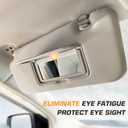 TadaMark Right Passenger Side Sun Visor Fit for Nissan Pathfinder 2013 2014 2015 2016 2017 2018 Infiniti QX60 2014 2015 2016 2017 Infiniti JX35 2013 Beige with Light Replace # 96400-9PB0A