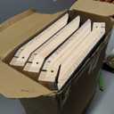 4 x Dog Ramp for Stairs 4 Pack - Adjustable Wooden Stair Wedges for Small Dogs, Foldable Indoor Dog Stair Ramp and Non-Slip Pads for Senior and Short-Legged Pets