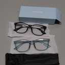 Gaoye Eyewear Frames for Men - Blue Light Blocking Square Glasses, Anti UV Ray Computer Gaming, Blue Blockers for Women