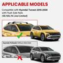 300lbs Roof Rack Cross Bars Compatible with Hyundai Tucson 2016-2026 SE SEL N Line Limited NX4 with Lock Aluminum Anti-Rust Cross Bar for Rooftop Cargo Luggage Kayak Canoe Bike Snowboard