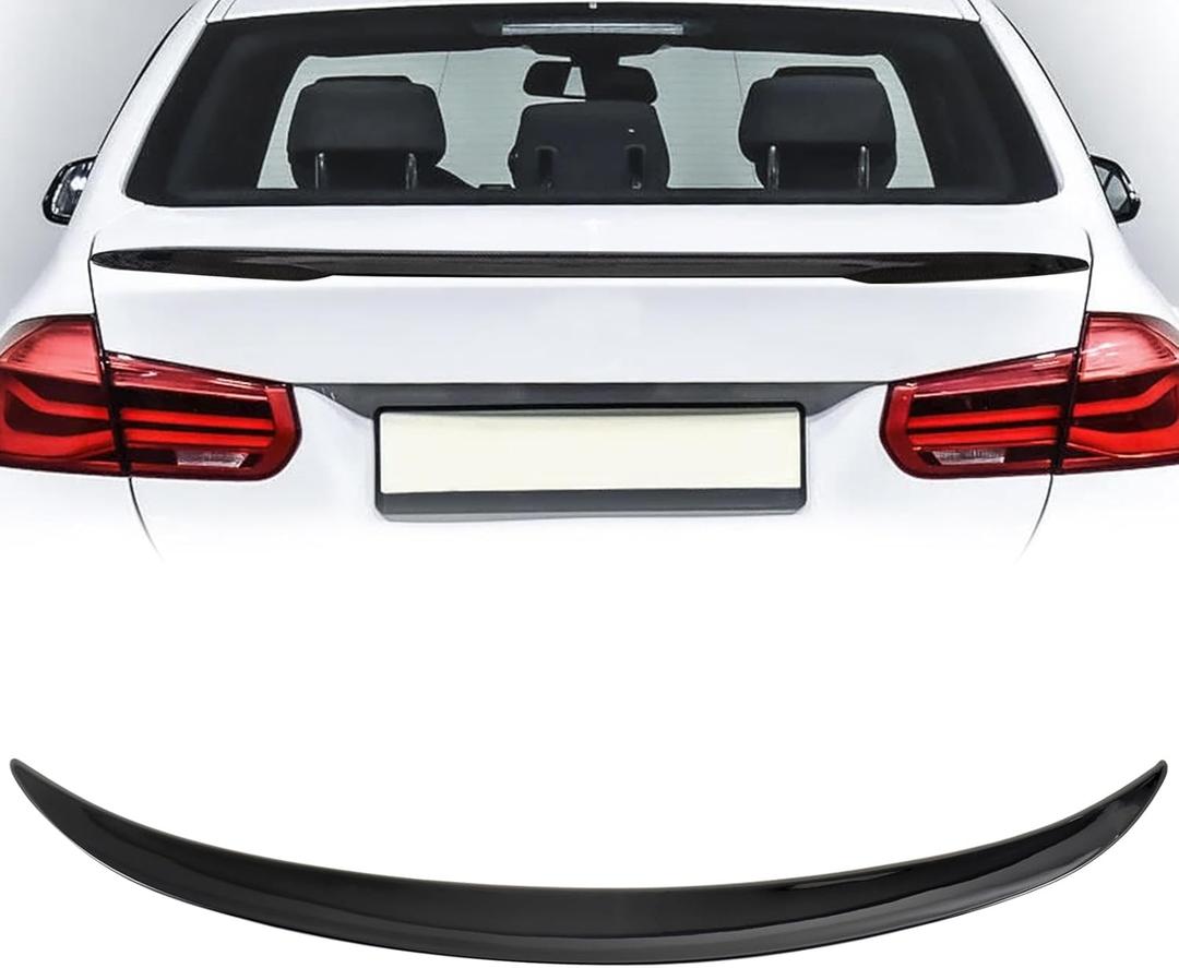 Rear Spoiler Wing for BMW F30 3 Series 330i 320i 328i 335i 340i 2012-2019 MP Style Trunk Spoiler Lip Glossy Black