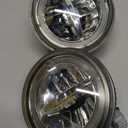 H2 LED Fog DRL Daytime Running Lamp Light Assembly for H-ummer H2 2003 2004 2005 2006 2007 2008 2009 12V/10W Xenon White LED Halo Ring Driving Running Lights Lamps CE/E4/RoHs OEM 15258697 15205899