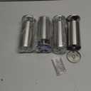 YXQ 6 Inch Furniture Legs Stainless Steel Adjustable,Set of 4 Sofa Table Cabinet Wardrobe Worktop Shelves Feet Replacement