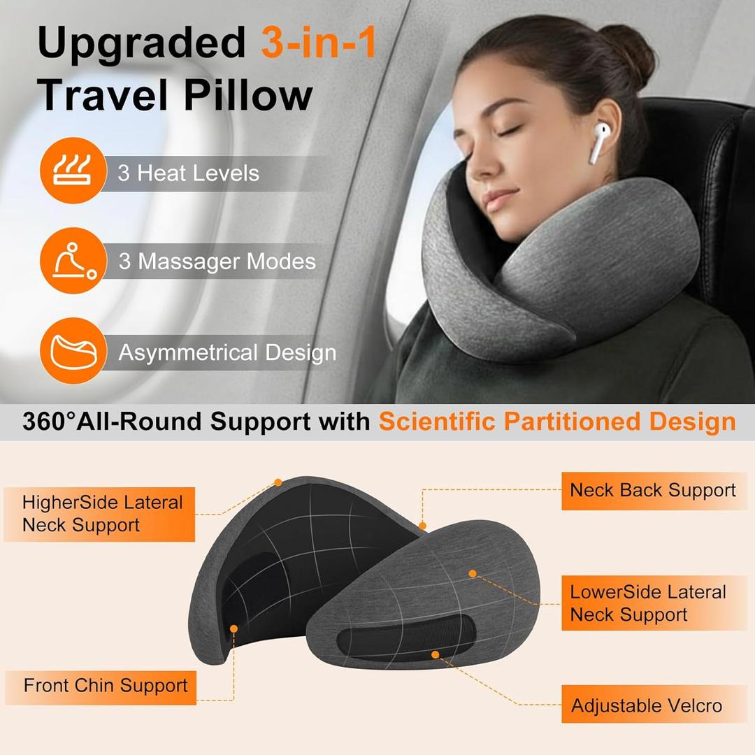 Travel Neck Pillow427, Grey
