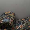 8x10 Washable Area Rug for Living Room, Large Vintage Black Brown Floral Rugs, Soft Non-Slip Stain Resistant Boho Lightweight Carpet for Girls Bedroom Dining Room Nursery Home Office