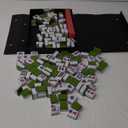 Yellow Mountain Imports Chinese Mahjong Set  Rouge Heritage  146 Medium Tiles, Professional Set for Chinese-Style Play [ ] (Green)