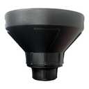 IPW | Heavy Duty Commercial Funnel  Large Spill Free Mouth Funnel |Plastic Funnels for Gas Tank |for Transmission Fluid, Liquid | 4.5" and 6.5" Mouth for Filling Bottles, Water Tanks | U1007