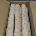 6 Pack Birch Logs Decorative Birch Branches Natural Birch Log for Decoration,Crafts,DIY, Fireplace Decor Firewood(Birch Logs:2.3"-3.2" Dia. x 16.5" Length)