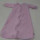 Yoofoss Baby Sleep Sack 12- 18 Months 1.0 Tog Long Sleeve Sleep Sack Organic Cotton Wearable Blanket for Infants 2-Way Zipper Quilted Sleeping Sacks Large Purple