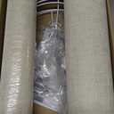 Tall Lamp Shades Set of 2, 10" Top X 10" Bottom X 13" High Large Drum Lampshades for Table Lamps Floor Lamp, Beige Line Fabric Lamp Shades, Easy Assembly Replacement Lampshades