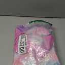 Angel season Girls Long Sleeve Swimsuits One Piece Rash Guard Bathing Suit UPF50+ Toddler Kids Zipper Swimwear Size 2-10 (7-8 Years, 2 Pc Pink/Purple)