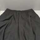 IDEALSANXUN Plaid Skirts for Womens Fall Winter High Waist Aline Pleated Midi Skirts (3X-Large, Pure Black)