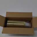 Goodluck 50PCS 9oz Gold Disposable Cups, Plastic Cups with Gold Rim, Cocktail Cups for Wedding, Party and Birthday