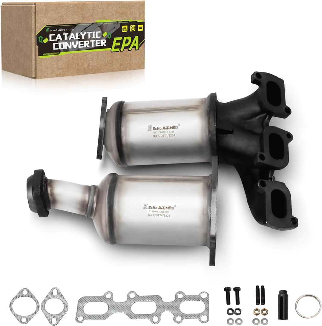 Catalytic Converter Compatible with Ford Explorer 2011-2012, Edge 2011-2015, Lincoln Mkx 2011-2015 3.5L 3.7L V6 Catalytic Convertor EPA Compliant 16719 16720