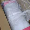 Inflatable Air Gymnastics Tumbling Mat 6ft 10ft 13ft 16ft 20ft, Air Tumble Track Mat 4/8 inches Thickness with Electric Air Pump for Home Use Training Cheerleading Yoga Water Beach Park (Pink)