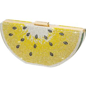 Clutch Purse for Women, Crystal Evening Bag, Watermelon Shape Handbag, Rhinestone Money Hand Bag