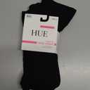 HUE Women's Super Opaque Tights With Control Top (3, Black)