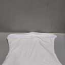 Sunzel Women’s Strapless Sexy Tube Top Double Lined Sleeveless Crop Top Summer Basic Bandeau Tops for Layering or Going Out, White, L