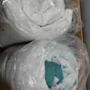 QUEEN ROSE Mattress Topper Queen, Pillow Top Extra Thick Mattress Bed Cover Topper, Soft Baffle Box Overfilled Down Alternative for Back Pain, 4 Corner Straps, White