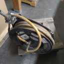 1/2" 50' Air Hoses Metal Reel and 22.5x24" Wooden Cart